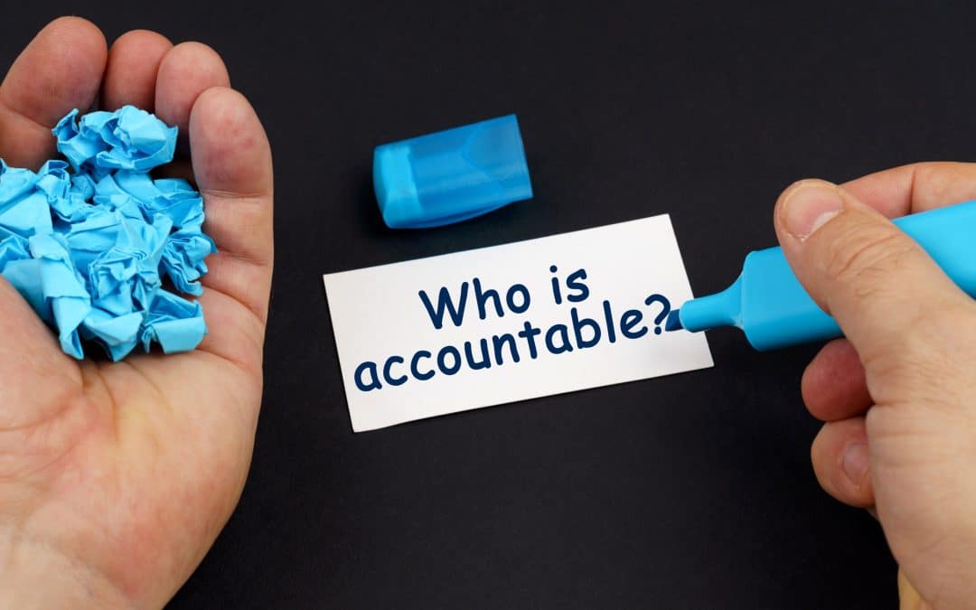 “How can I be 100% ACCOUNTABLE when I’m not the one IN CHARGE?”